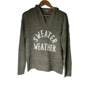 Marled Reunited Womens Sweater Weather size M Green LongSleeve Pullover Top NWT